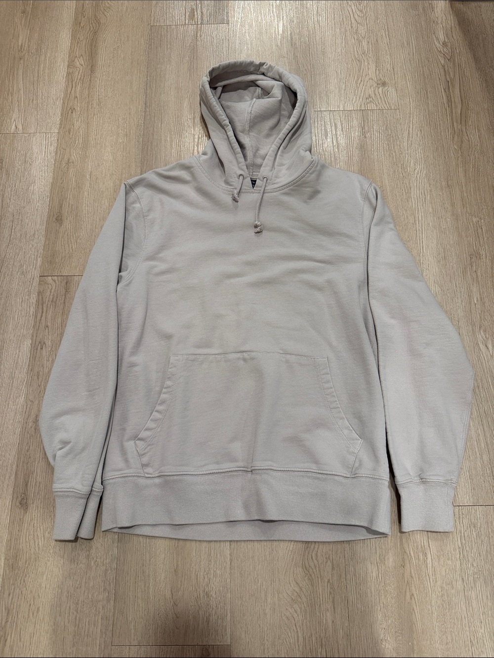 Men's J. Crew Light Grayish Tan Pullover Hoodie - Classic Casual Comfort